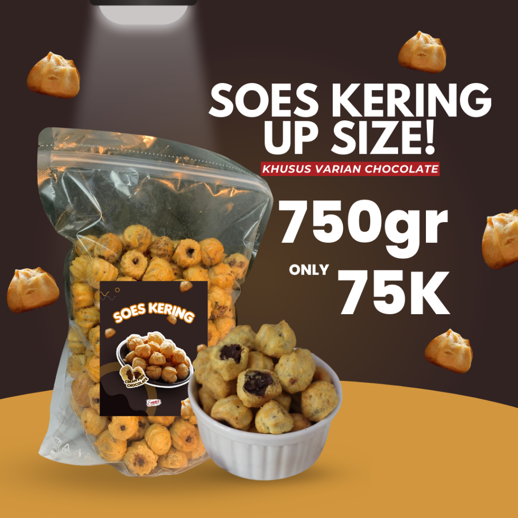 

Sus Kering Varian Coklat Kemasan 750gr Emmh Snack