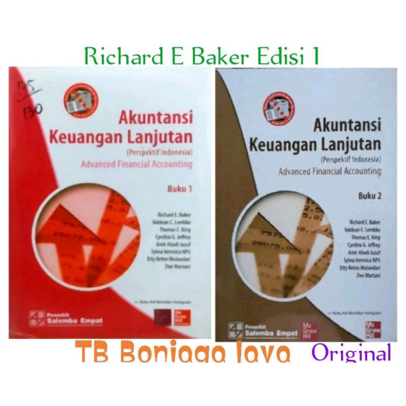 Buku 1 & 2 Akuntansi Keuangan Lanjutan - Richard E Baker