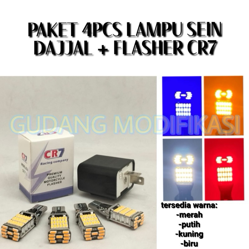 PAKET MURAH SEIN DAJJAL 4 PCS + FLASER CR7 ORIGINAL TERMURAH