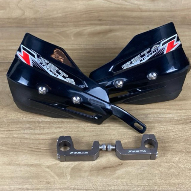 ZETA ARMOR HANDGUARD XC PRO KIT FOR 28.6mm Bar U-CLAMP BLACK/BLACK (ZE72-5059)