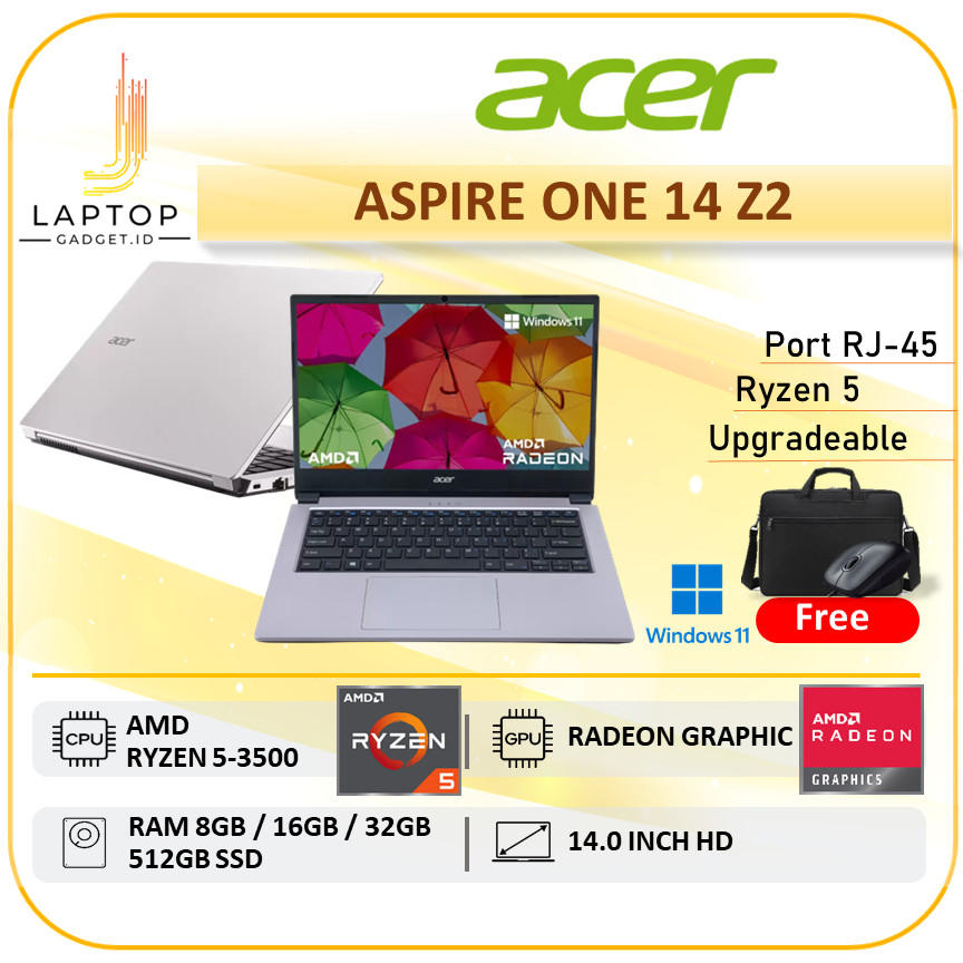Laptop Acer Aspire One Z14 Ryzen 5 3500 16GB 512GB SSD 14.0Inch
