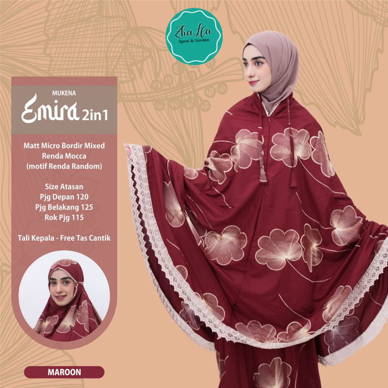 mukena emira 2in1