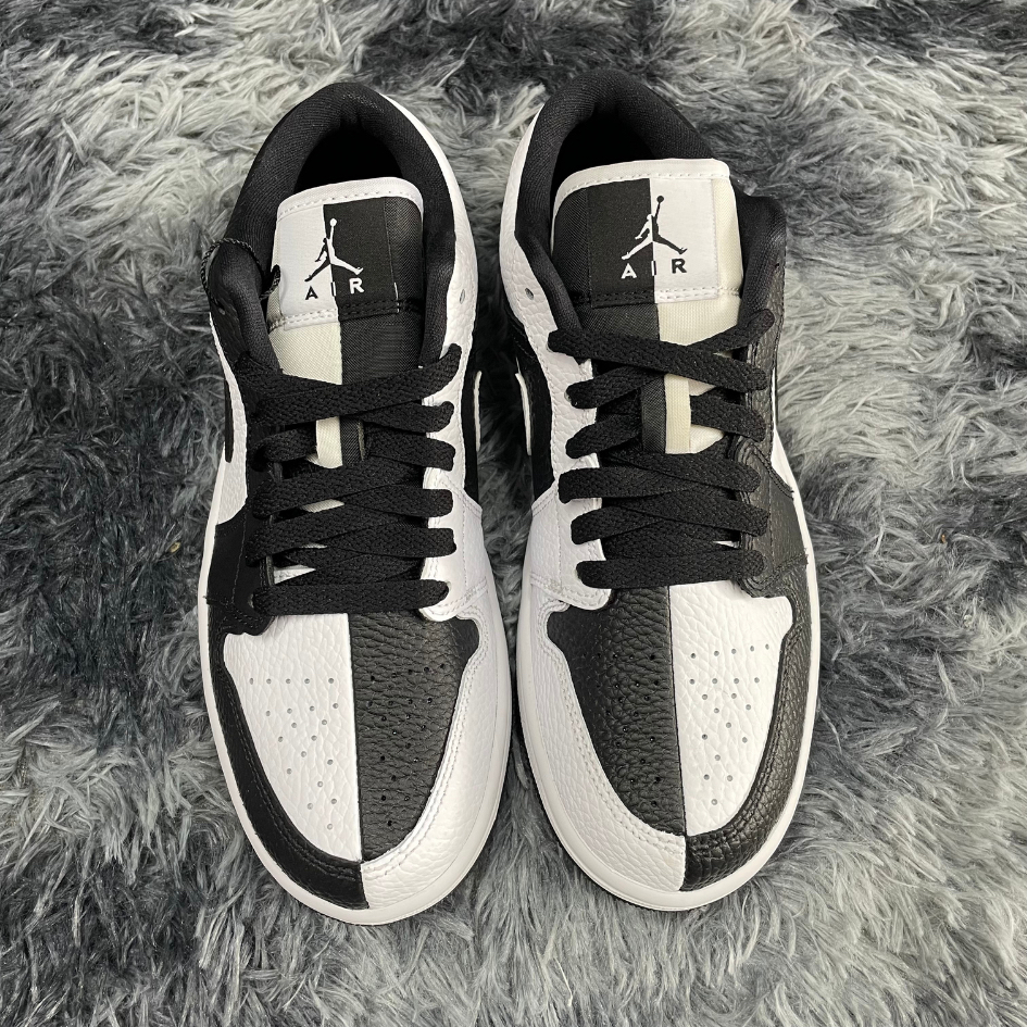 AJ 1 LOW W SPLIT BLACK & WHITE