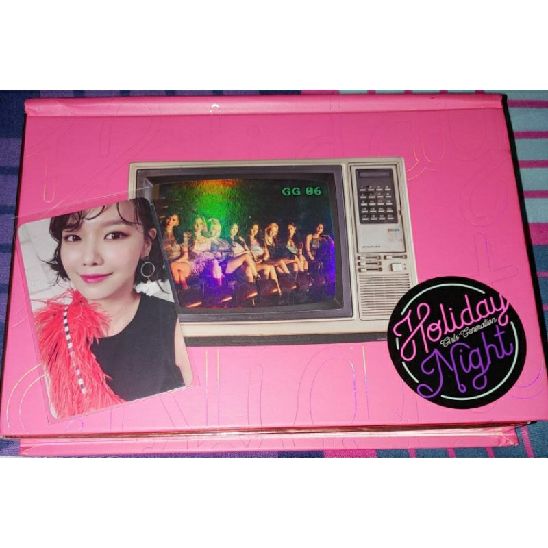 Ready Stock  Unsealed Official SNSD Holiday Night Album (Night ver.) with Sooyoung PC