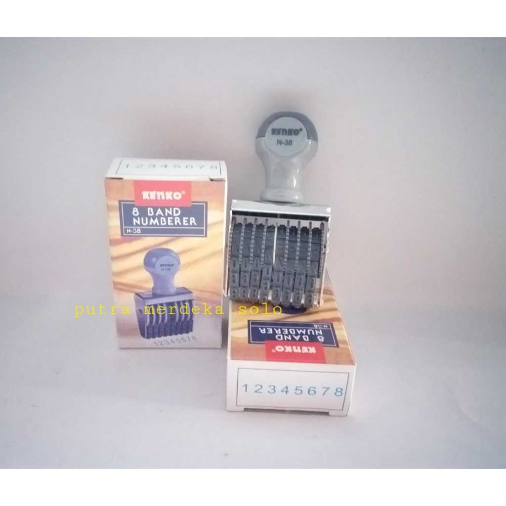 

Stempel Nomer / Stampel Number Kenko N-38 / Number Stamp Kenko 8 Digit