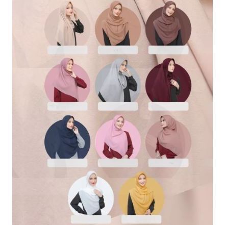 Ethica Hijab Aara Square / Hijab Square Premium Aara by Ethica