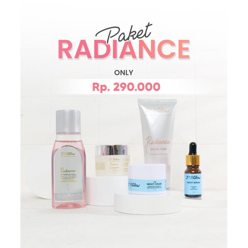jglow paket glowing kulit kusam normal mencerahkan malam jnc bpom original100%