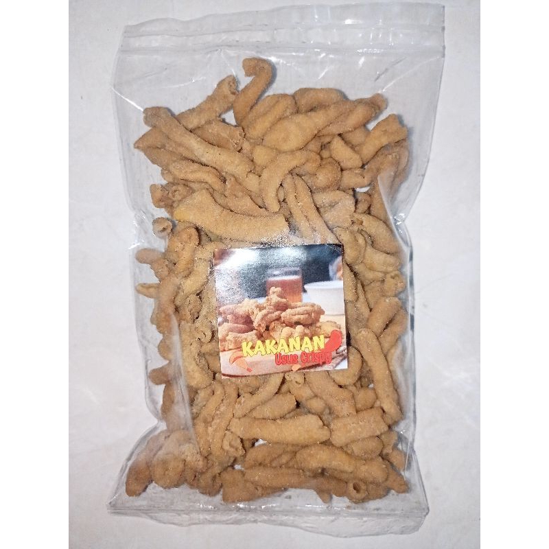 

Kripik Usus Ayam Crispy 250 gram