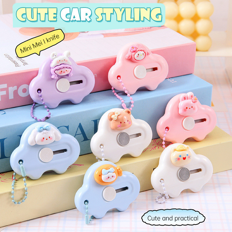 

COD✨Cutter Mini /Pemotong Motif Sanrio Mini Kartun Lucu Portabel /Pemotong Buatan Tangan Pelajar /Pemotong Kertas Kantor-Yinmer