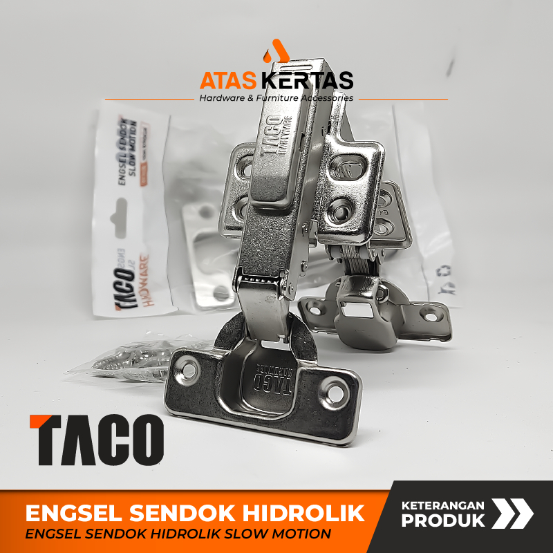 engsel taco | engsel sendok | engsel pintu kitchen set slowmotion soft closing original