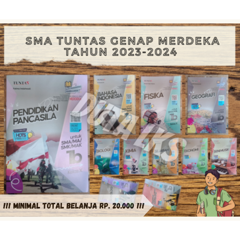 Buku LKS Tuntas SMA SMK Kelas 10 Genap Kurikulum Merdeka 2023 - 2024