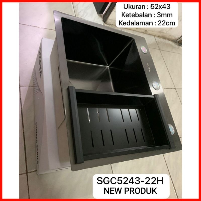 Bak Cuci Piring 1 Lubang Stainless Sink Tempat Cuci Piring