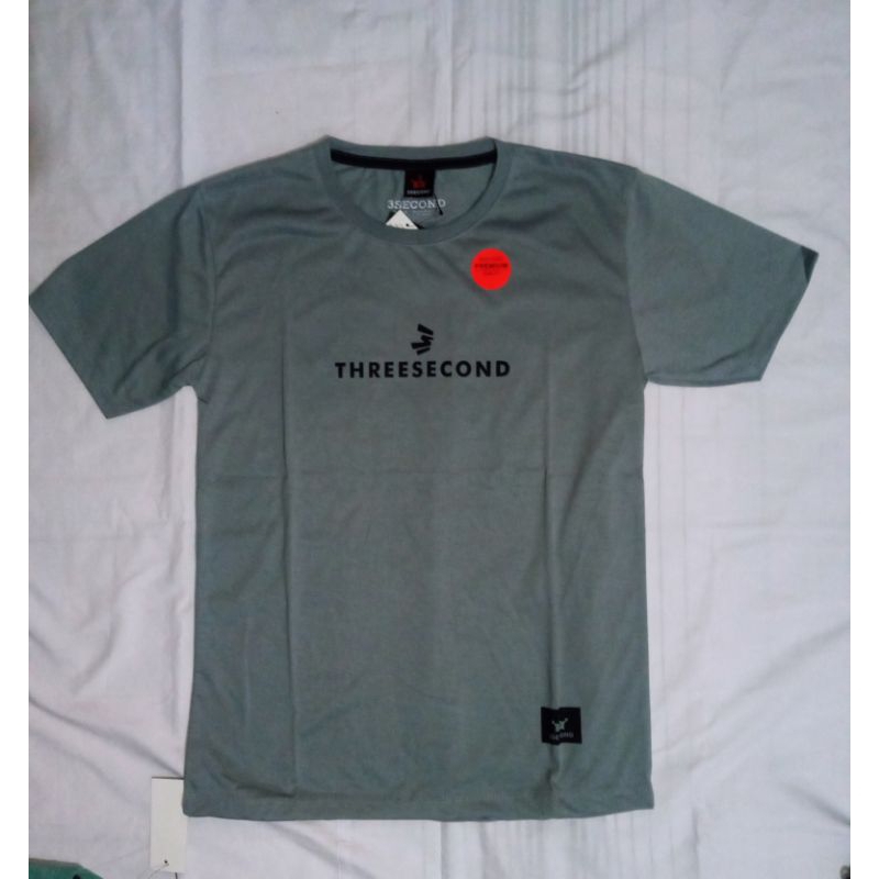 Baju Three Second Abu-Abu