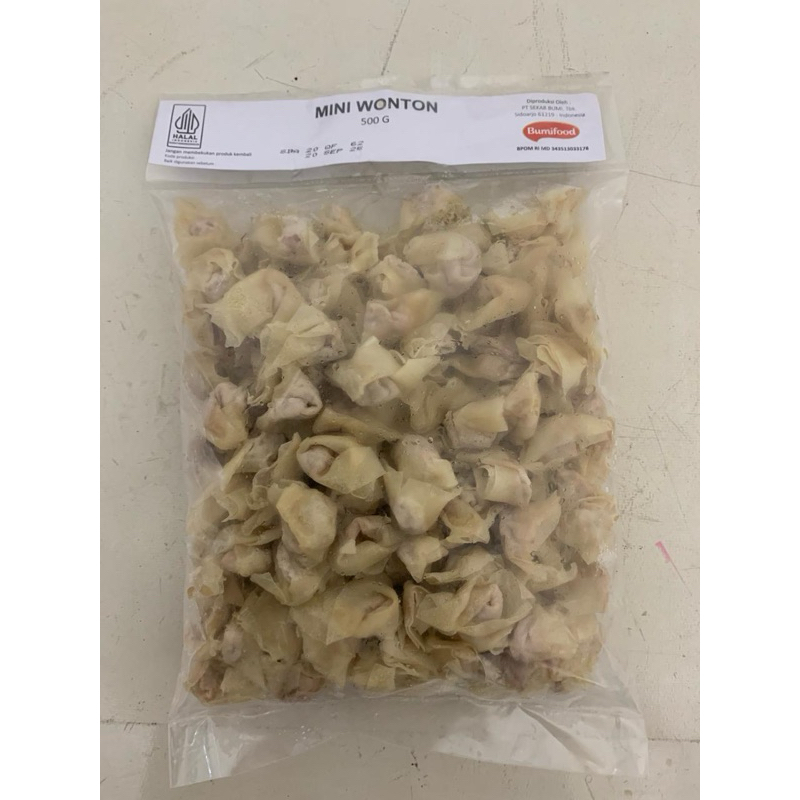

BUMIFOOD MINI WONTON 500 GR
