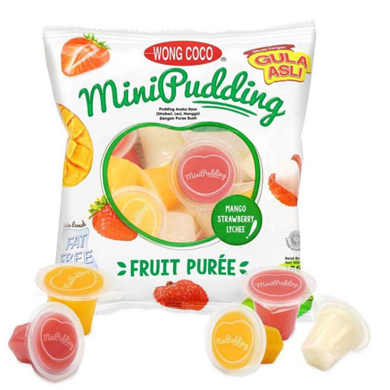 

jelly pudding fruits