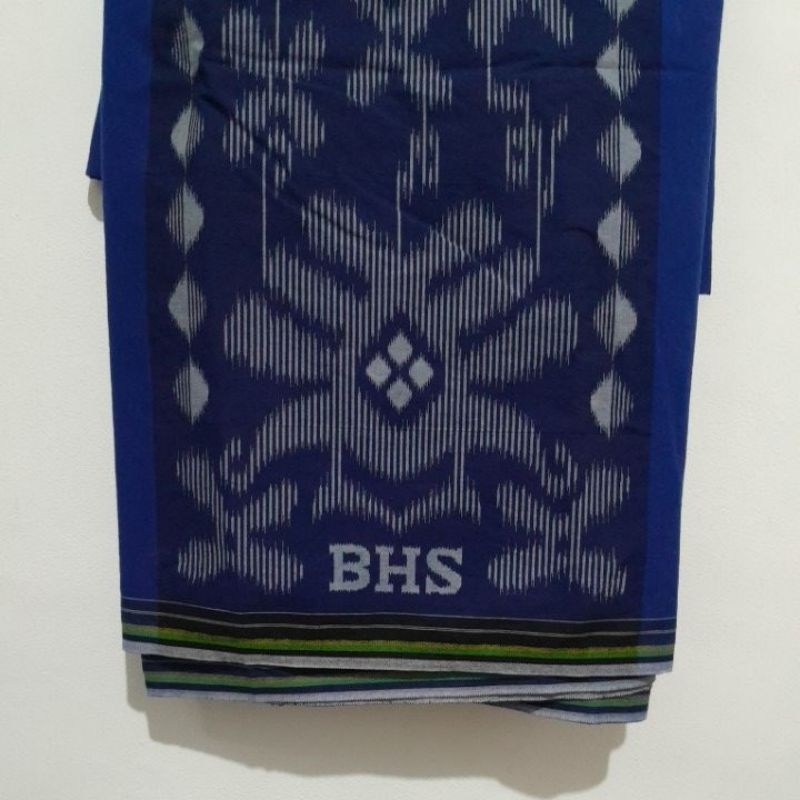 sarung bhs cosmo biru original second