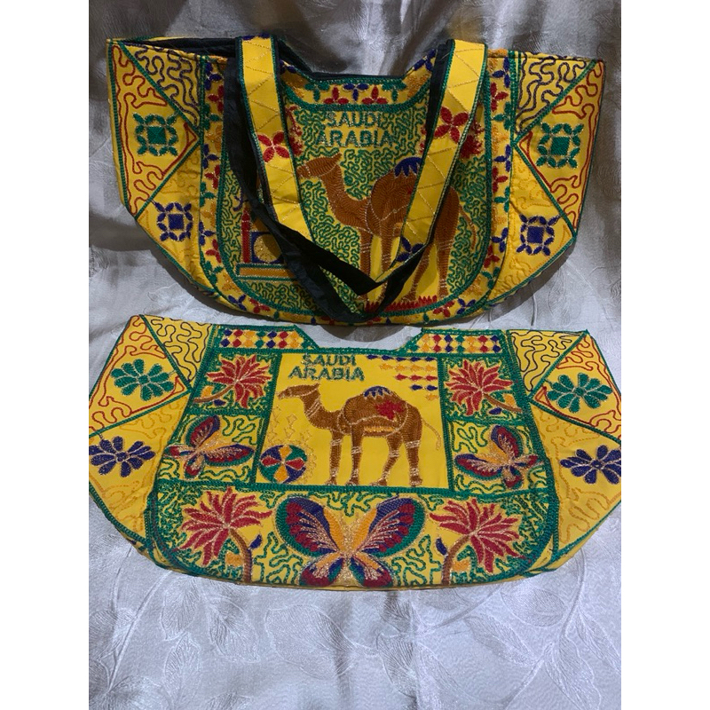 TAS JINJIN ARAB OLEH2  Asli Pakistan Ukuran Besar 52x29 CM