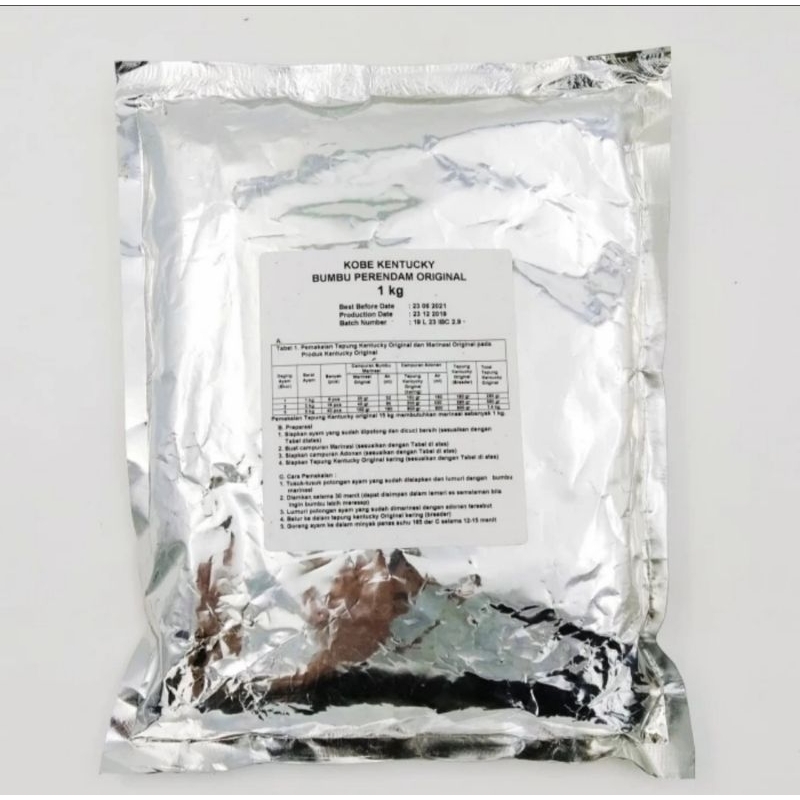 

Marinade bumbu perendam original bumbu marinasi kobe 1kg