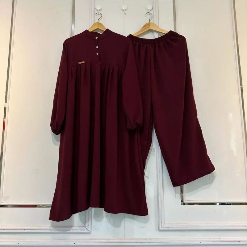 One Set Wanita Jumbo LD 140cm Crinkle Airflow