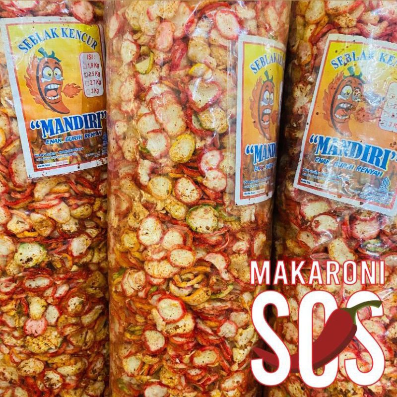 

Makaroni SOS 2 - Kerupuk Seblak 500GR Viral Pedas Kencir Seblak 1/2KG