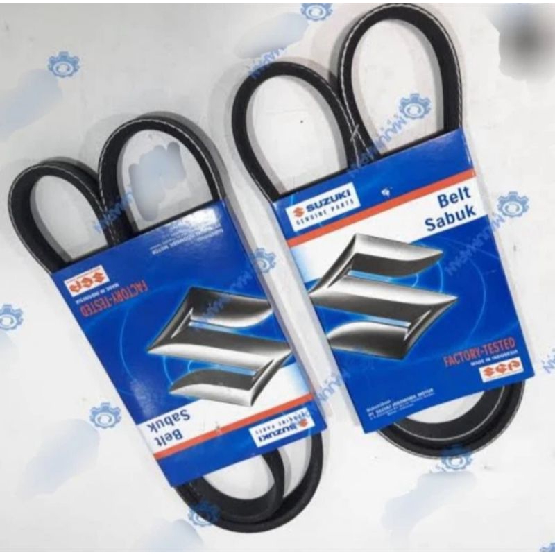 V Belt / Fan Belt SET dinamo + AC suzuki  SPLASH Original SGP