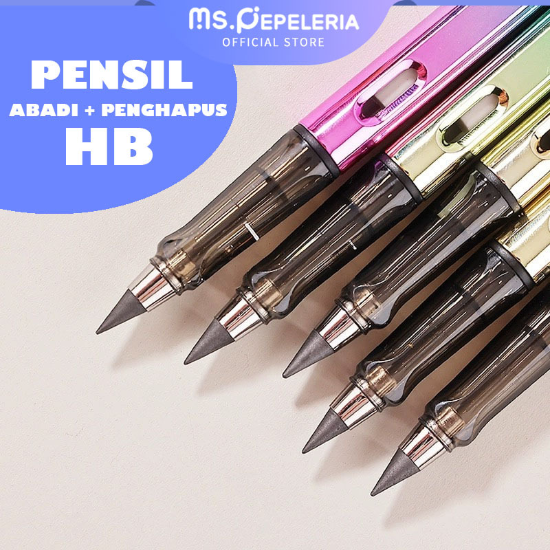 

PENSIL ABADI + PENGHAPUS / PENSIL ETERNAL + ERASER / PENSIL TANPA BATAS / PENSIL TIDAK BISA HABIS-Ms.Pepeleria