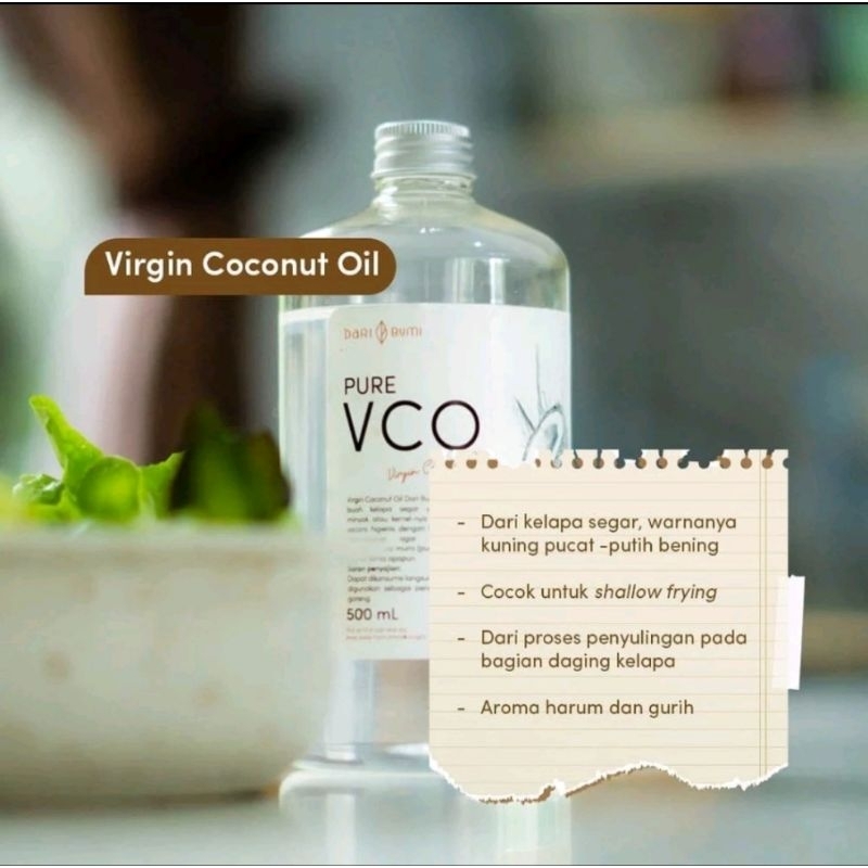 

Virgin Coconut Oil 500ml - Minyak Kelapa Murni 100% VCO dari Bumi Pure Premium