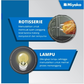 Oven Toaster Miyako OT-261 Khusus Batam