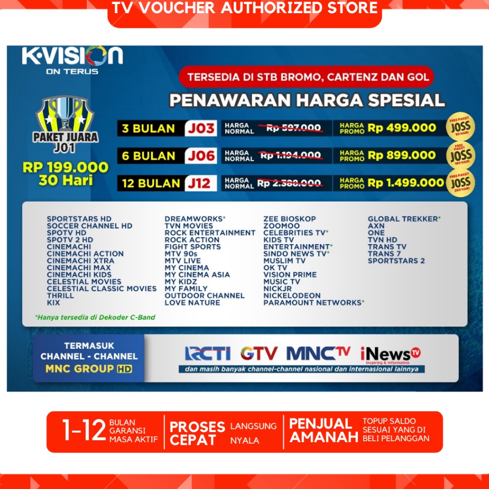 Paket JUARA J1 Kvision 3 HR KVISION