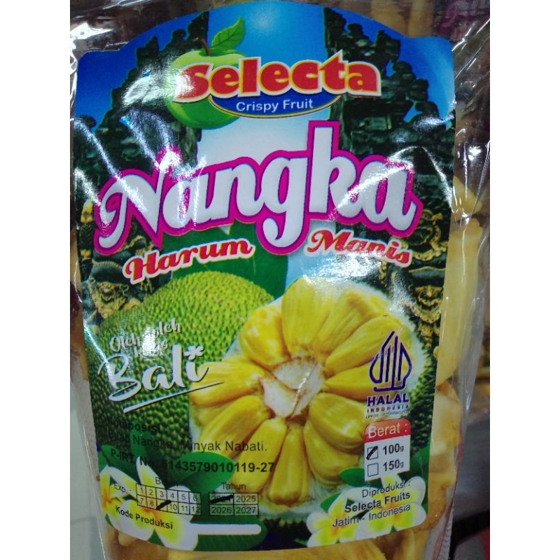 

KERIPIK NANGKA CRISPY 100GR SELECTA ENAK, RENYAH, HALAL FREE BUBBLEWRAP