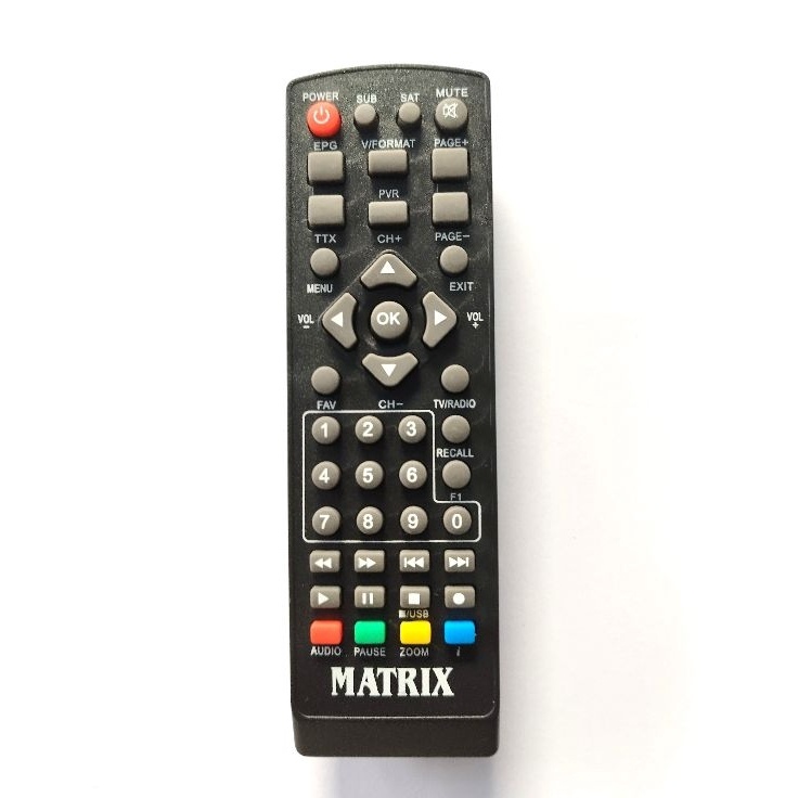 PHK REMOT REMOTE STB MATRIX GARUDA BIRU  MATRIX BURGER HIJAU SET TOP BOX DIGITAL DVB T2