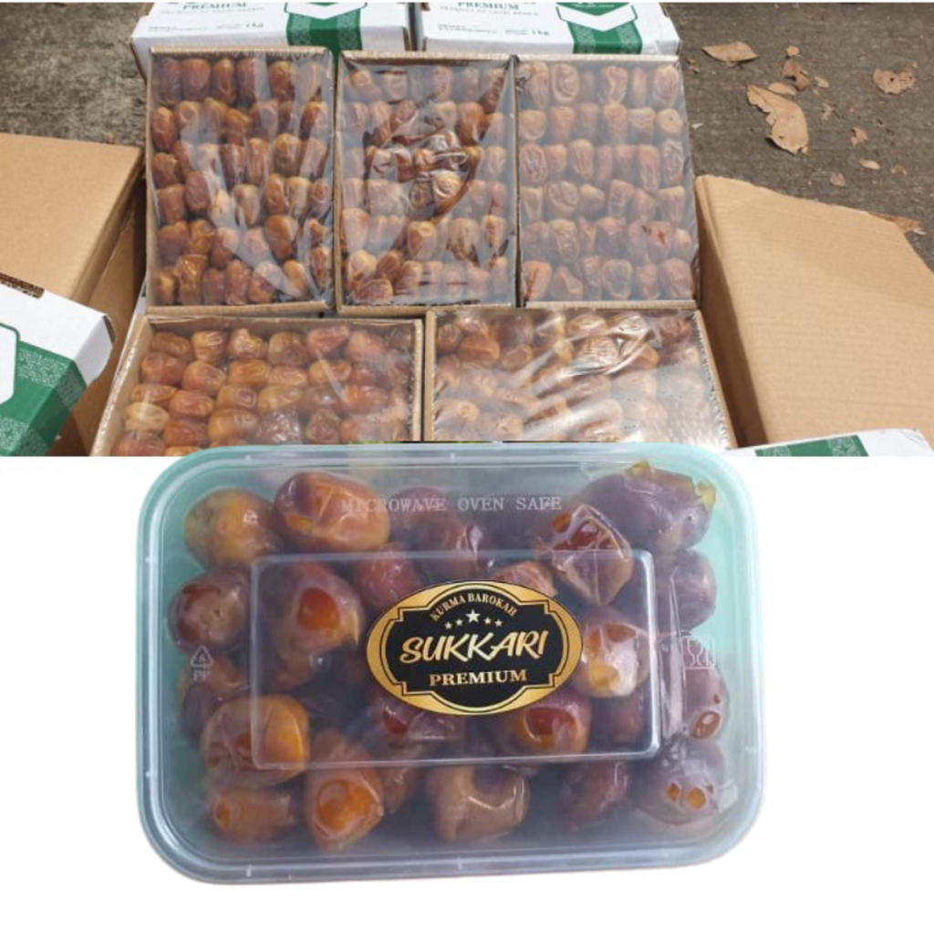 

Kurma Sukari Premium 500gr kemasan repack