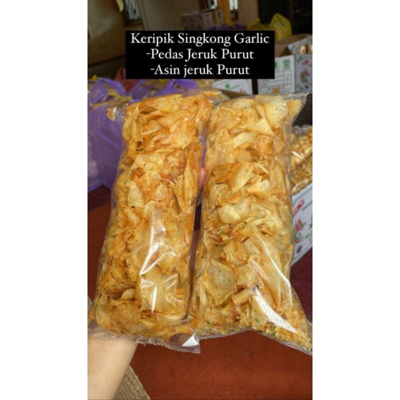 

KRIPIK SINGKONG GARLIC BUNGKUS BIASA