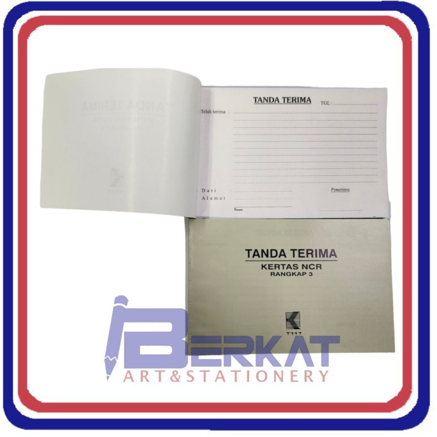 

Tanda Terima Barang Kecil 1/4 Folio 3ply NCR KURNIA