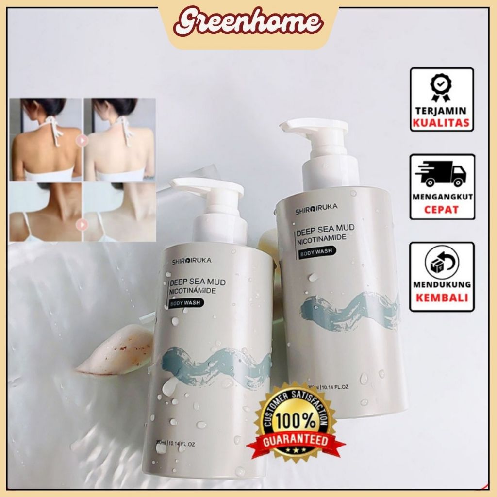 DEEP SEA MUD NICOTINAMIDE SHOWER KOREAN / PREMIUM TONE UP BODY WASH whitening shower gel Body Wash 3