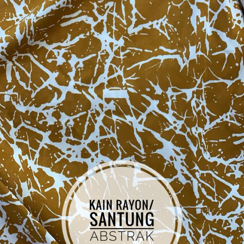KAIN RAYON/SANTUNG MOTIF ABSTRAK