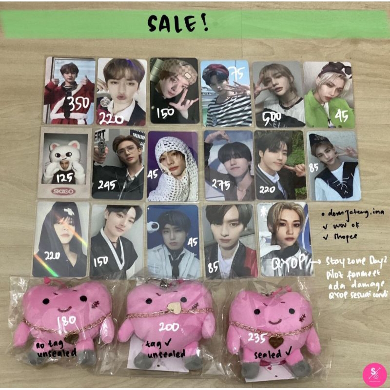 STRAY KIDS SKZ PHOTOCARDS PC POCA LEEKNOW HYUNJIN HAN FELIX SEUNGMIN I.N HEART TUNG YES24 CE CEVEL A