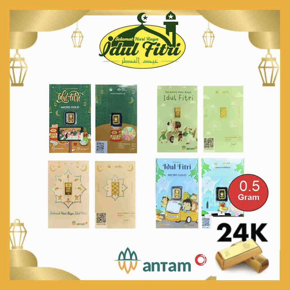 LM Emas Logam Mulia 0,5 0.5 Gram EMAS KITA produksi ANTAM X HARTADINATA seri micro gold Birthday Ult