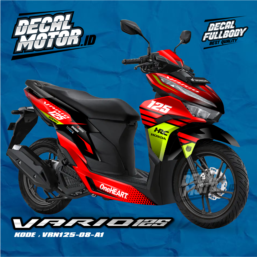Decal Vario 125 new 2023 Striping Vario 125 New 2023 Stiker Vario 125 Custom Classy Sport - Kode VRN