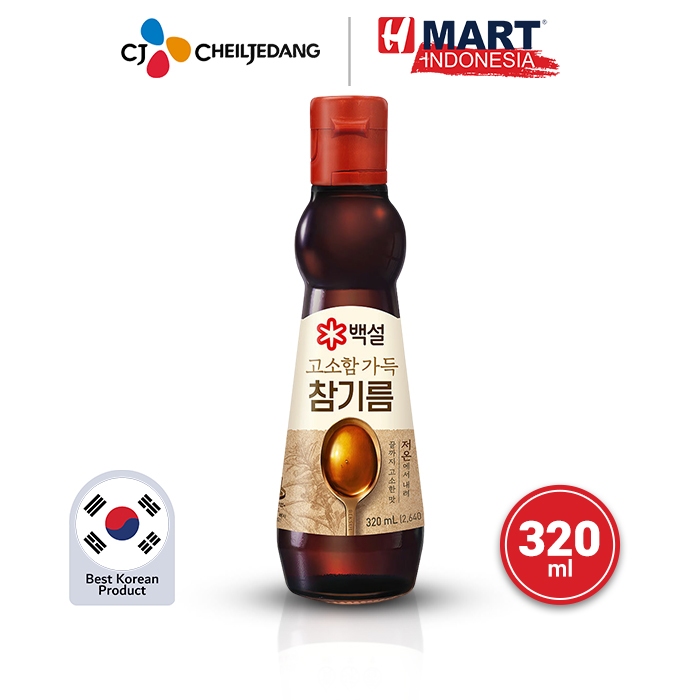

CJ BEKSUL Sesame Oil - Minyak Wijen Dengan 100% Wijen Asli Korea 320ml