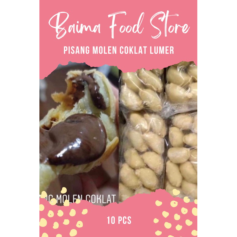 

Molen Pisang Coklat Lumer Ori Isi 10 Pcs