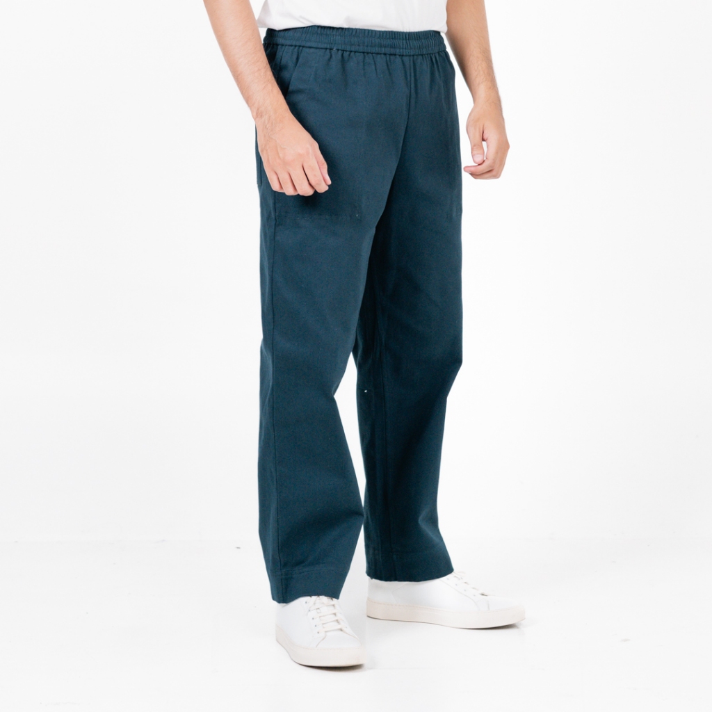 Screamous Celana Long Pants Relaxed DAVE NAVY BLUE