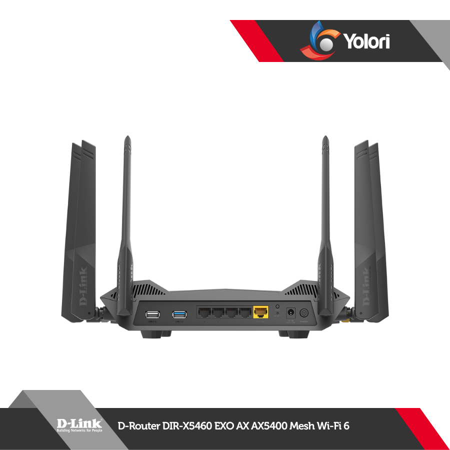 D-Link Router DIR-X5460 EXO AX AX5400 - DLink DIR X5460 Mesh Wi-Fi 6