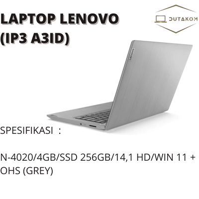 LAPTOP LENOVO IP3-A3ID (WHITE)
