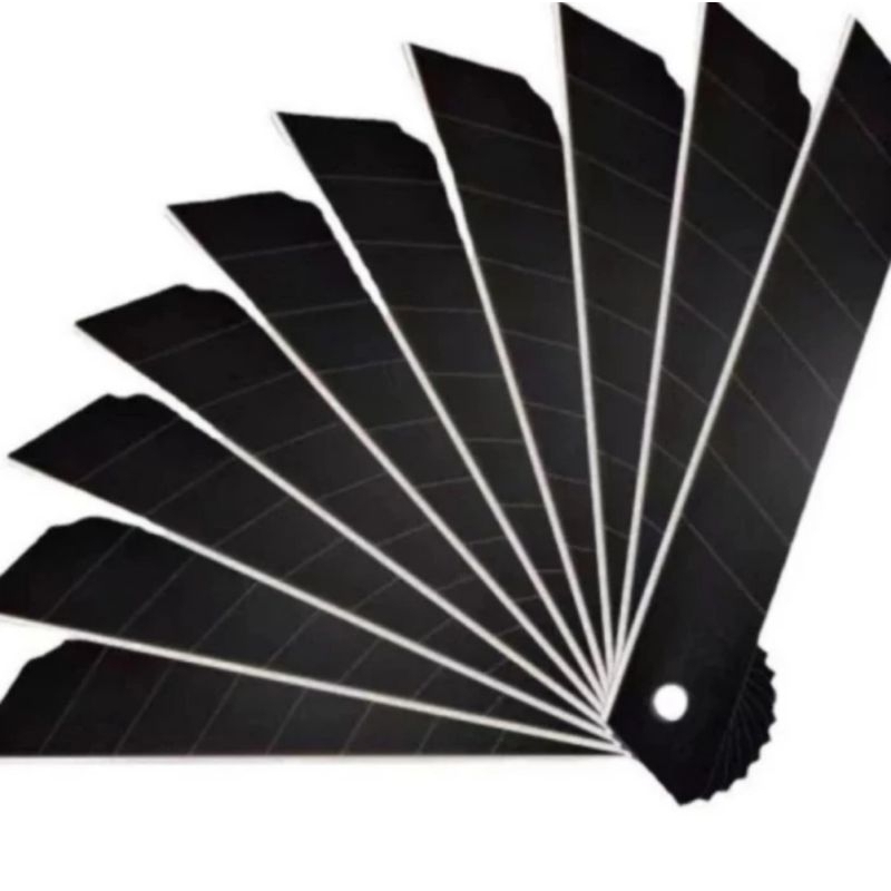 

Refill ini cutter pisau lebar bisa hitam panjang 11 cm