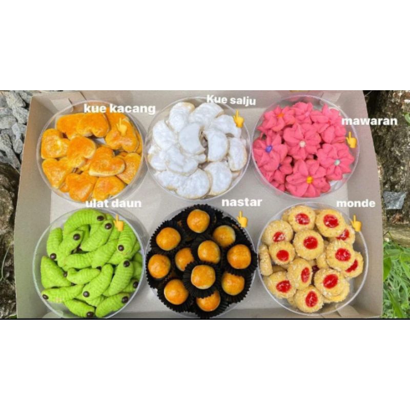 

Paket Hampers Lebaran isi 6 toples 250 gr (Wajib Tambah Buble Wrap di etalase Biar Hampers Aman)