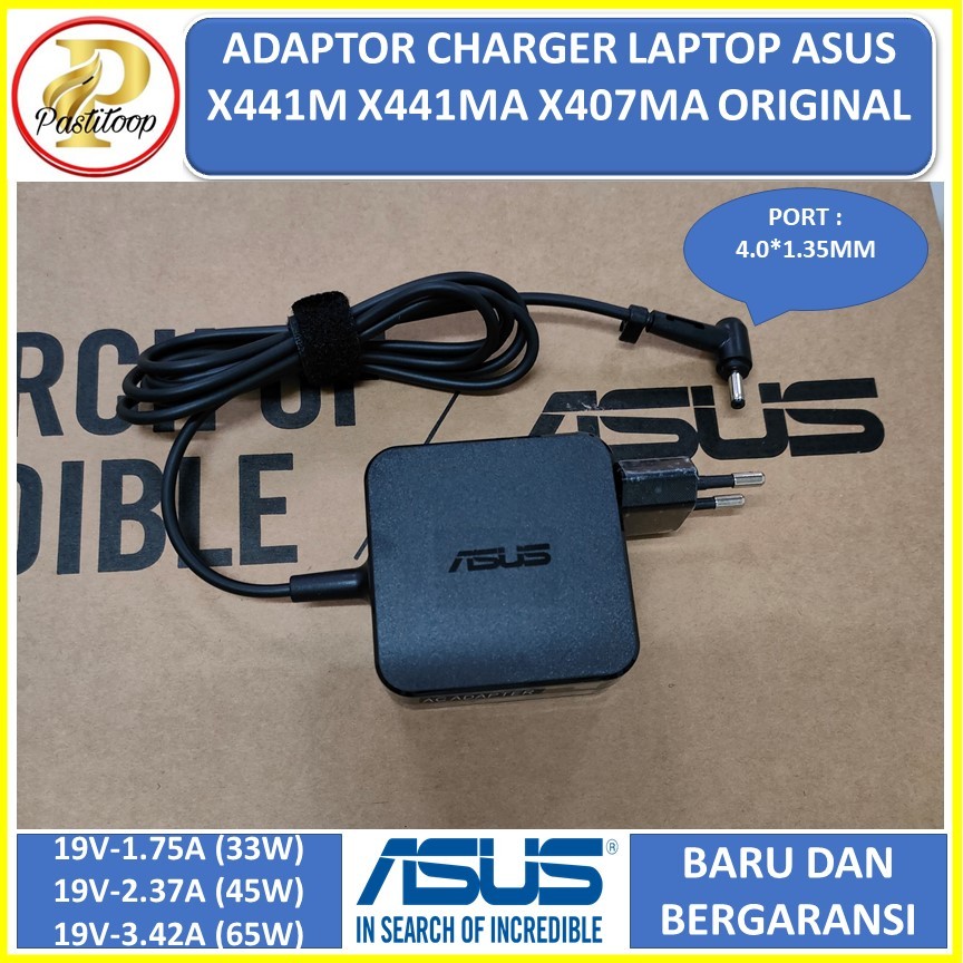 Adaptor charger laptop asus x441m x441ma x407ma original