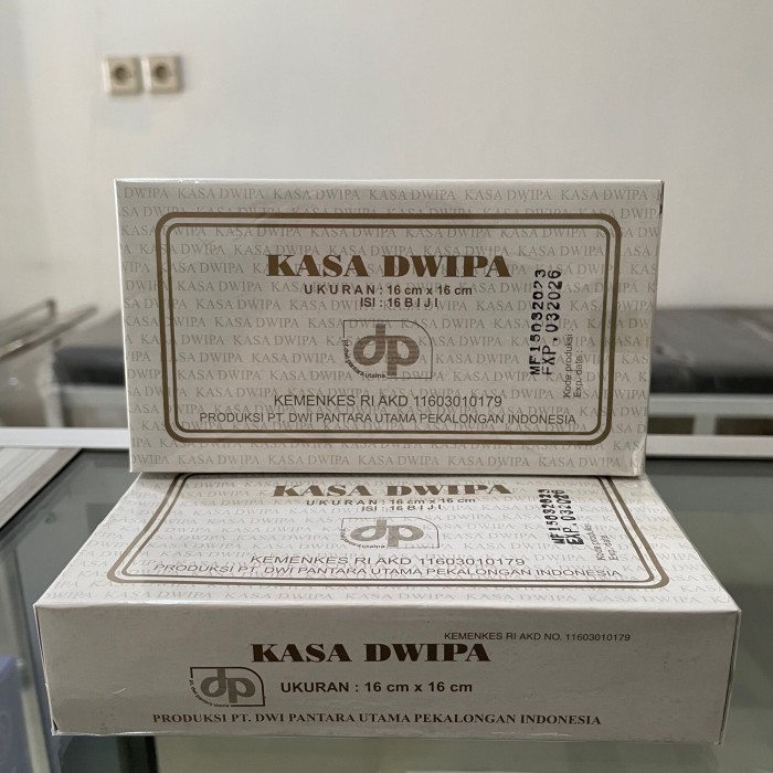 Kasa Steril DWIPA 16 x 16 Isi 16- Verban Steril Dwipa COKLAT 16x16