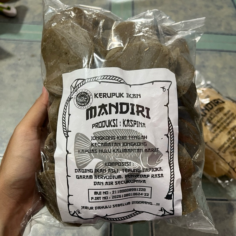 

Kerupuk Ikan Asli Mandiri Oleh Oleh Khas Kapuas Hulu Kalimantan Barat 500gram