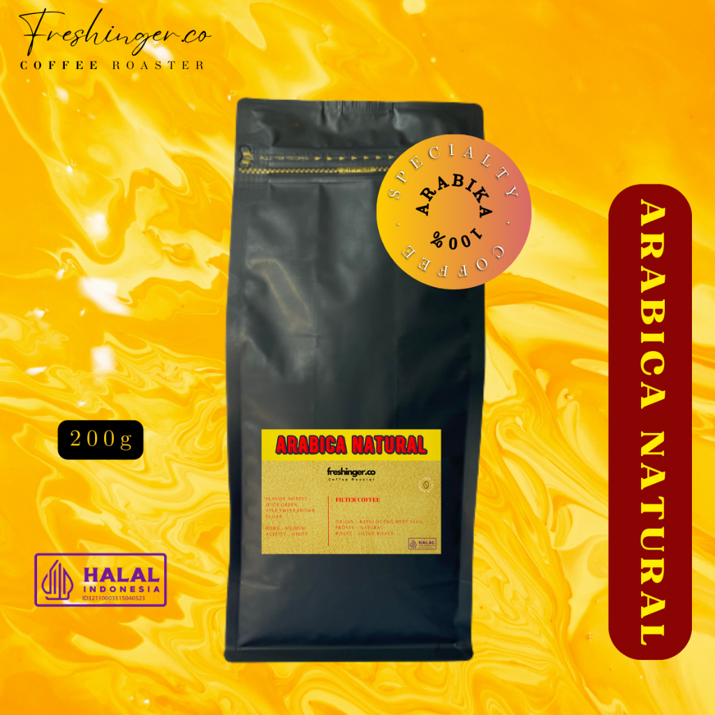 

Kopi Arabica Batulonceng West Java Natural Biji/Bubuk 200g